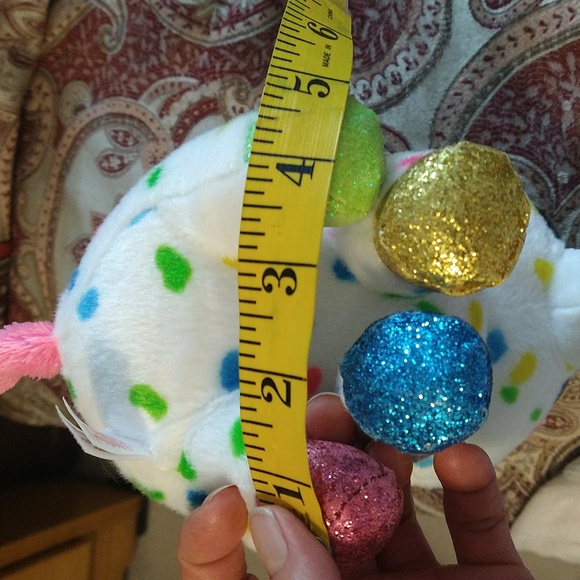 TY Beanie Valve HARMONIE the Speckled Unicorn Plush without Swing Tag. - Picture 14 of 17